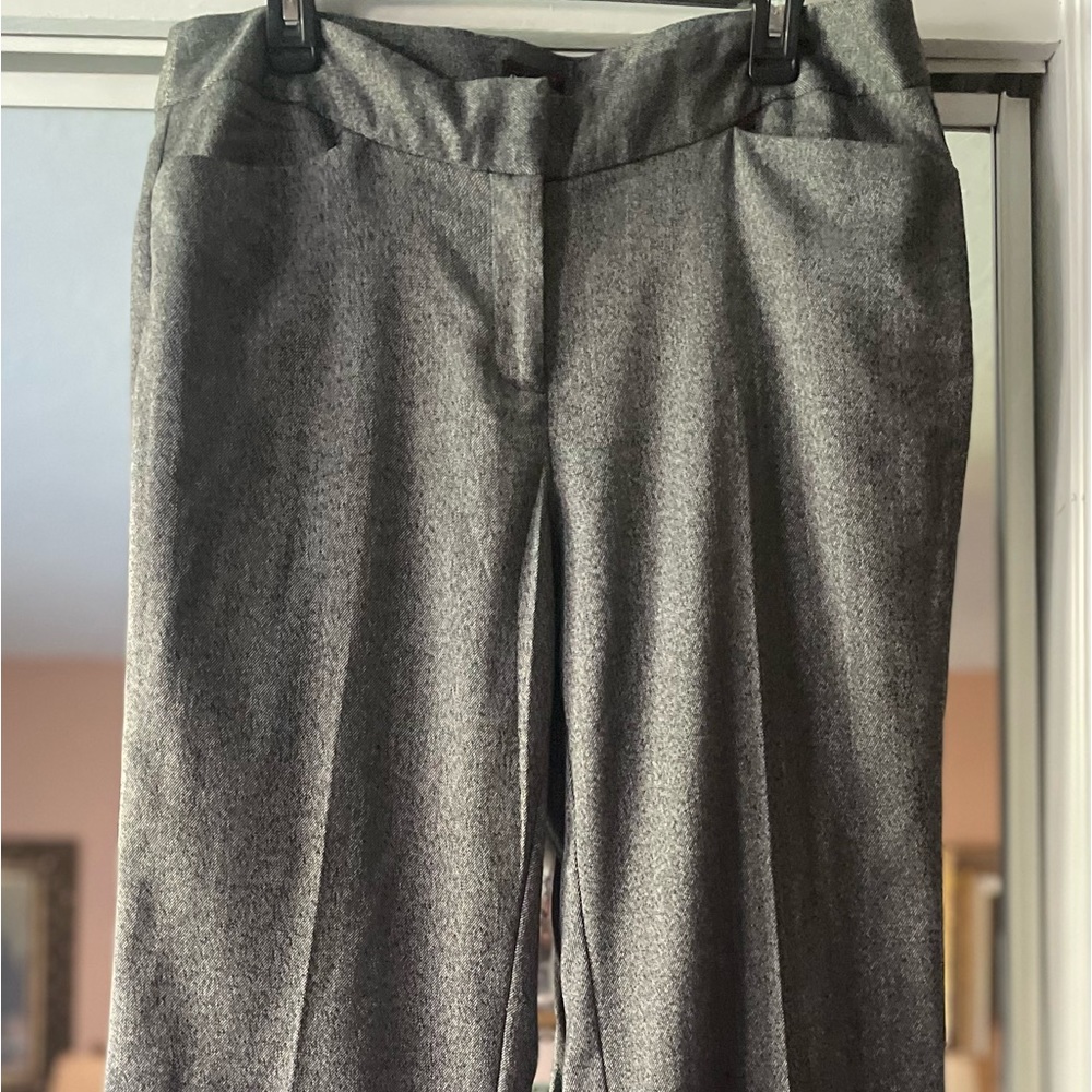 Nice Rafaella Charcoal & Black Tweed Trousers size 12